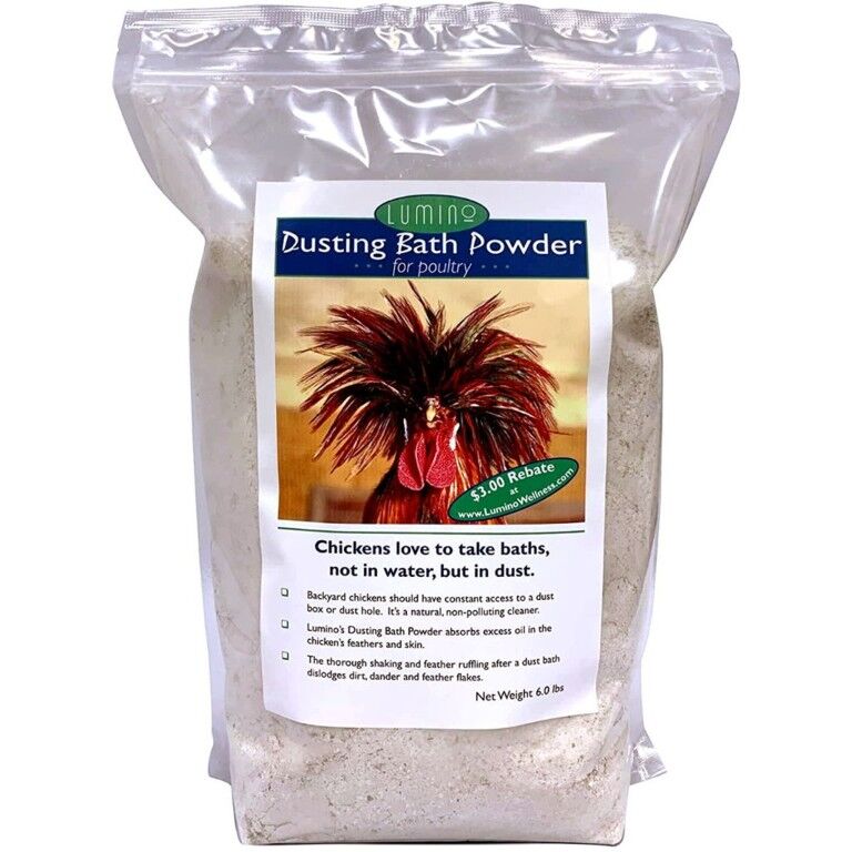 Lumino Dusting Bath Powder For Poultry, 6-Lb