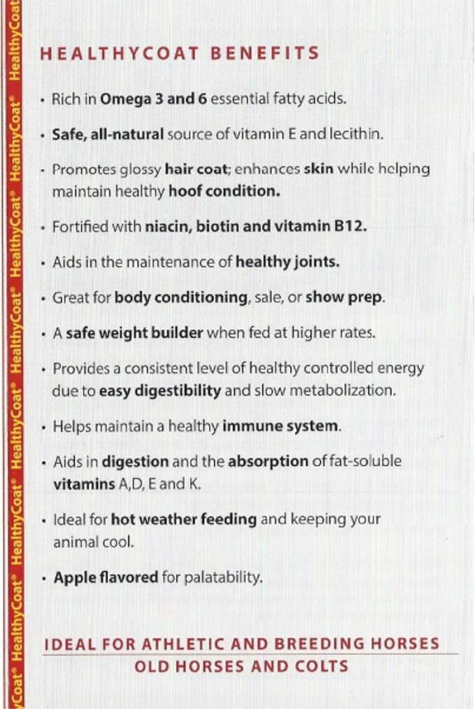 Healthy Coat Equine Supplement, 1-Gal