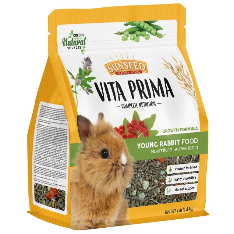 Sunseed Vita Prima Young Rabbit Food, 4-Lb