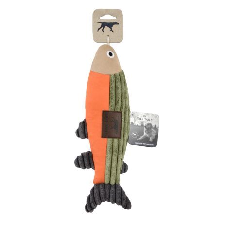 Tall Tails Plush Fish with Squeaker Dog Toy