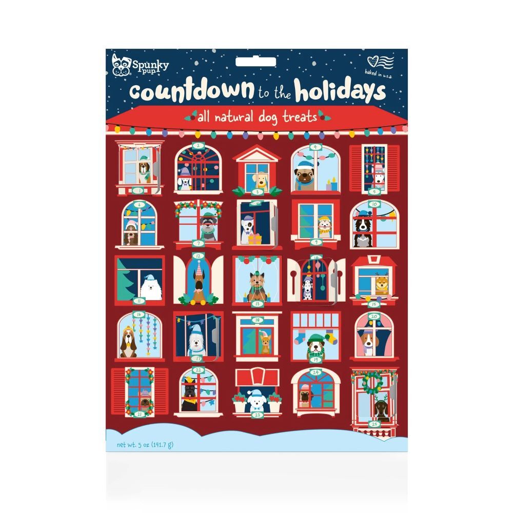 Spunky Pup Count Down to the Holidays Advent Calendar Dog Treats