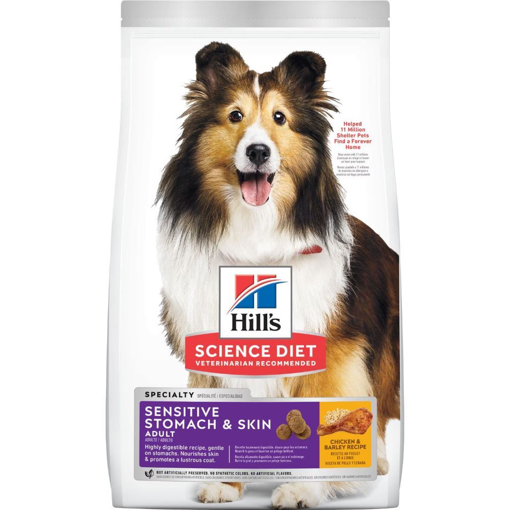 Hill's Science Diet Adult Sensitive Stomach & Skin Chicken Recipe Dog Food, 36-Lb