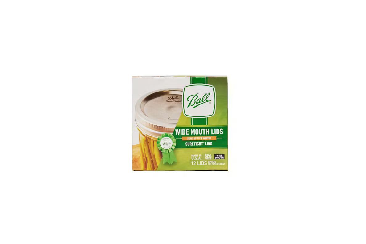 Ball Wide Mouth Jar Lids, 12-Pk