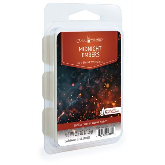 Candle Warmers Midnight Embers Classic Wax Melt, 2.5-Oz