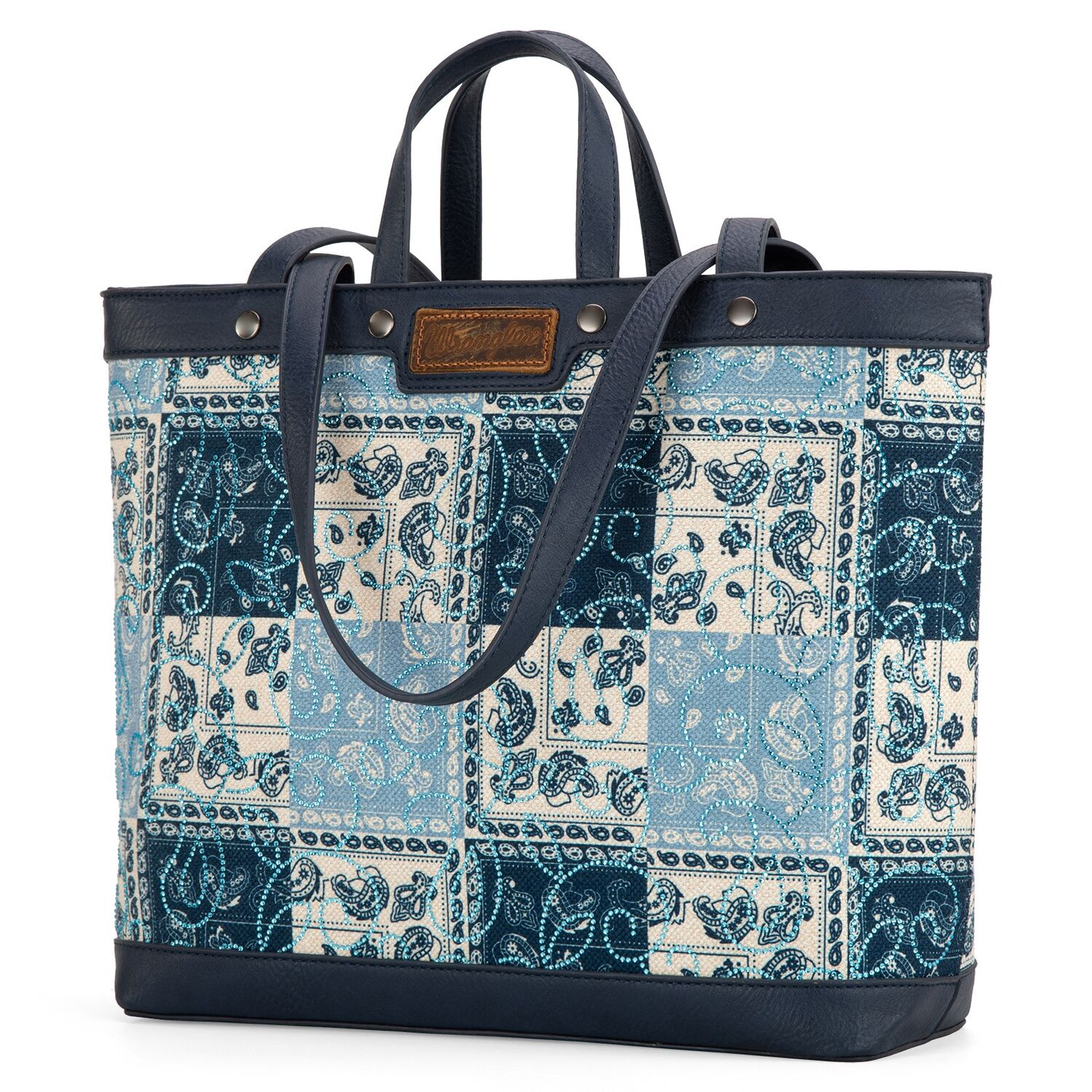 Wrangler Paisley Patchwork Tote