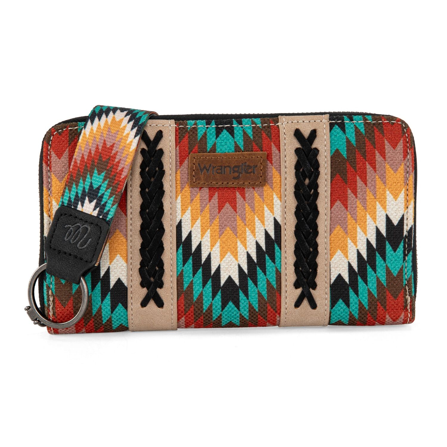 Wrangler Geo Print Wristlet Wallet