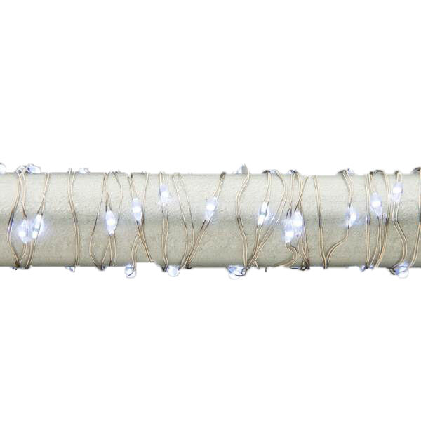 Gerson 5 ft Led Light String - Cool White, Silver Wire