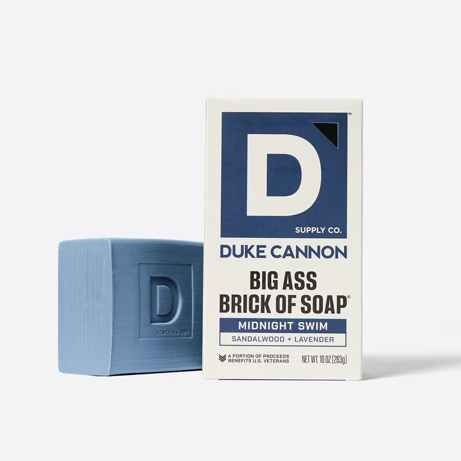 Duke Cannon Midnight Swim Scent Big Ass Brick Of Soap, 10-Oz