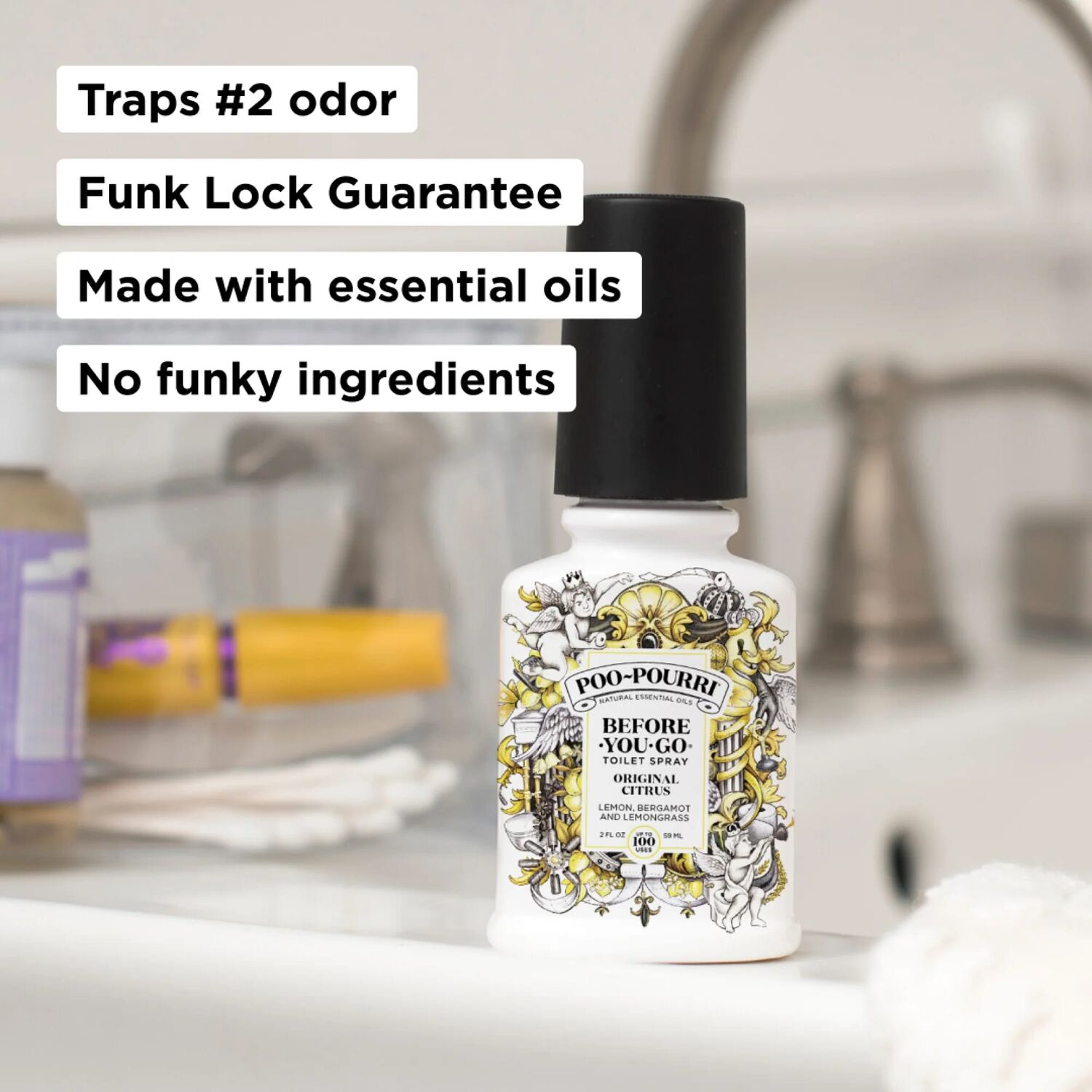 Poo~Pourri Original Citrus Before You Go Toilet Spray, 2-Oz