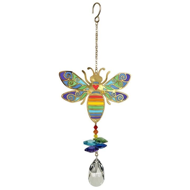 Woodstock Chimes Crystal Wonders Bumble Bee