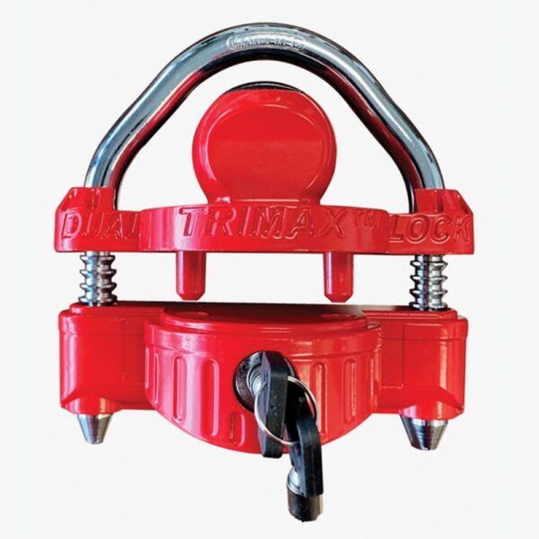 TRIMAX UMAX25D Trailer Coupler Lock, 1/2-In