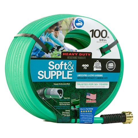Swan Soft & Supple Hose, 400 PSI, 5/8-In x 100-Ft