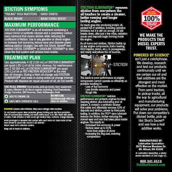 Hot Shot's Secret The Original Stiction Eliminator, 32-Oz