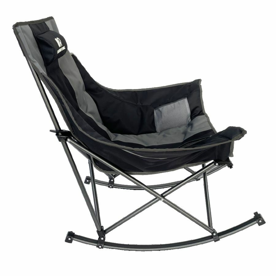 Outdoor Revival Camp Rocking Chair in Black