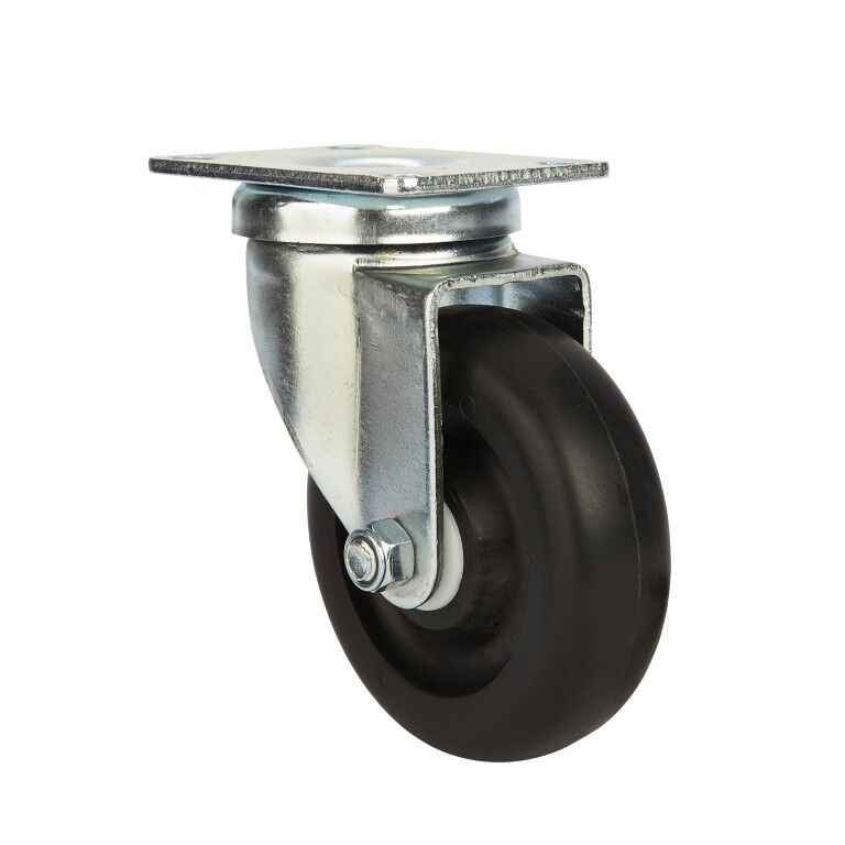 Precision Casters + Wheels 4-In Swivel Plastic Caster