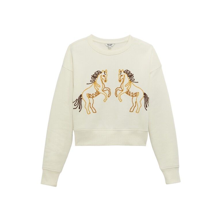 Wrangler Women's Retro Vintage Crew Sweatshirt