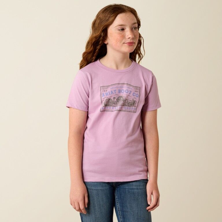 Ariat Girl's Ariat Farm Patch T-Shirt