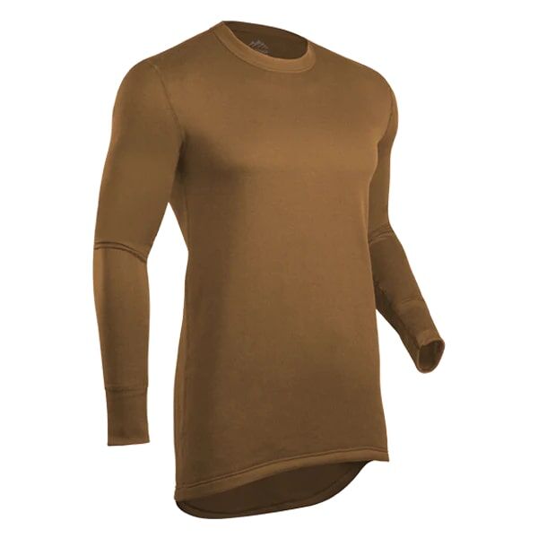Indera Mills Men's Journey Crew in Coyote Brown