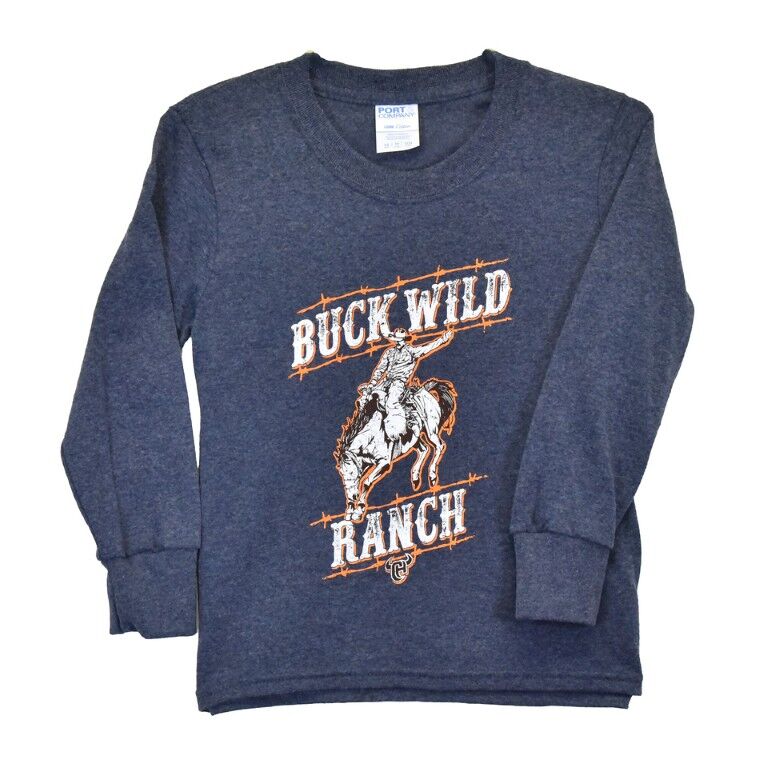 Cowboy Hardware Boy's Buck Wild Long Sleeve Shirt