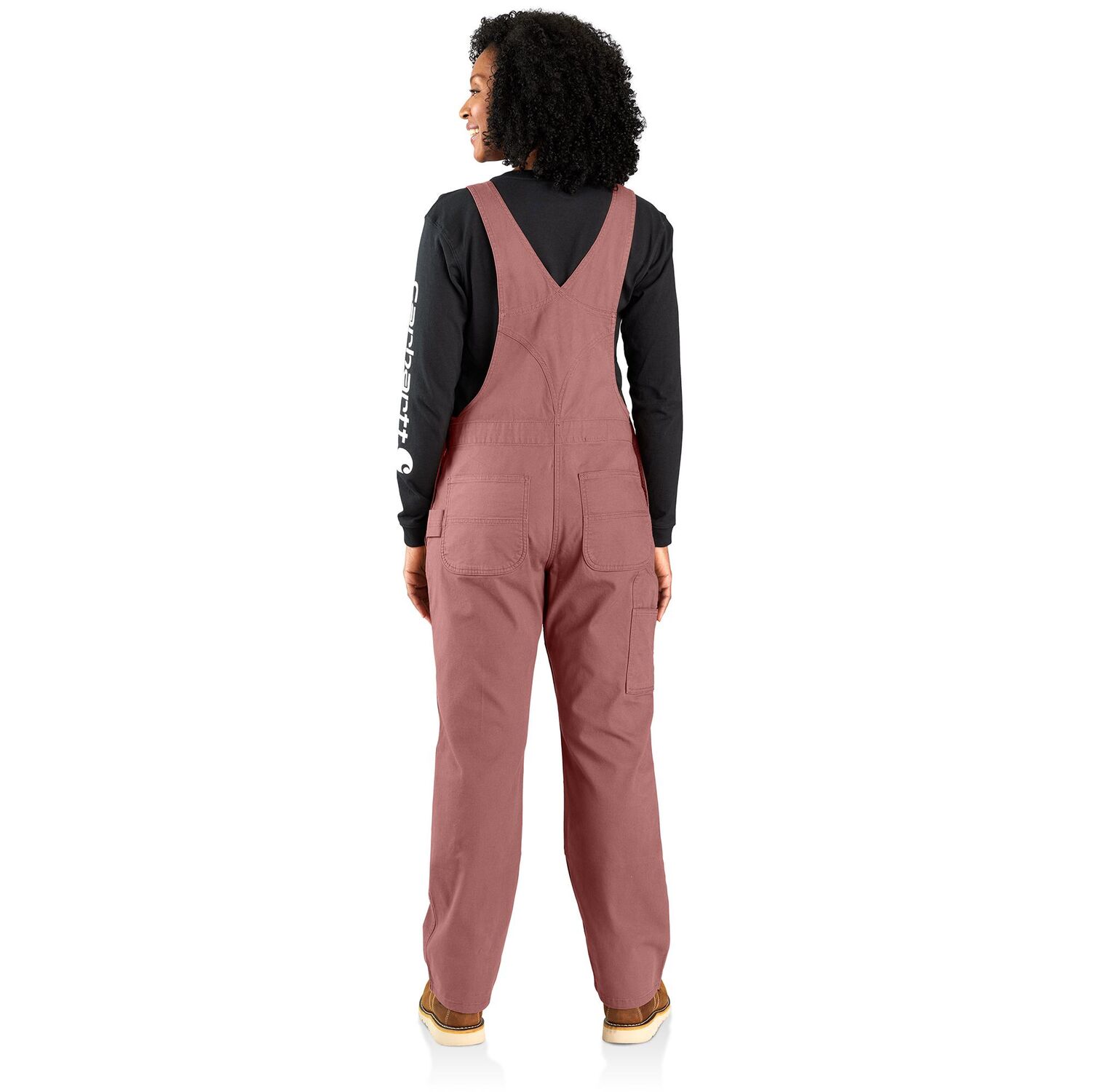 Carhartt Women's Rugged Flex Loose Fit Canvas Bib Overall