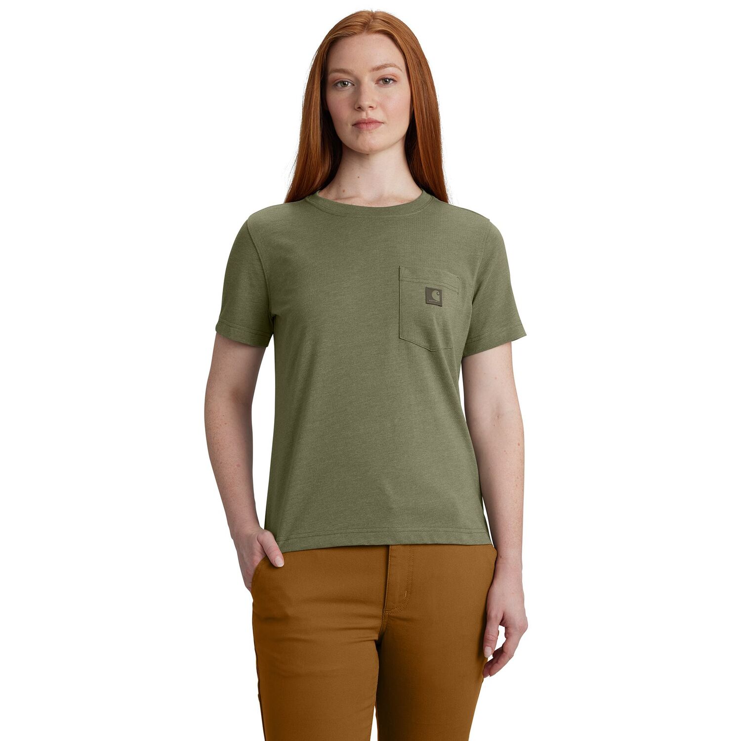 Carhartt Women's Relaxed Fit Lightweight Short Sleeve Pocket T-Shirt