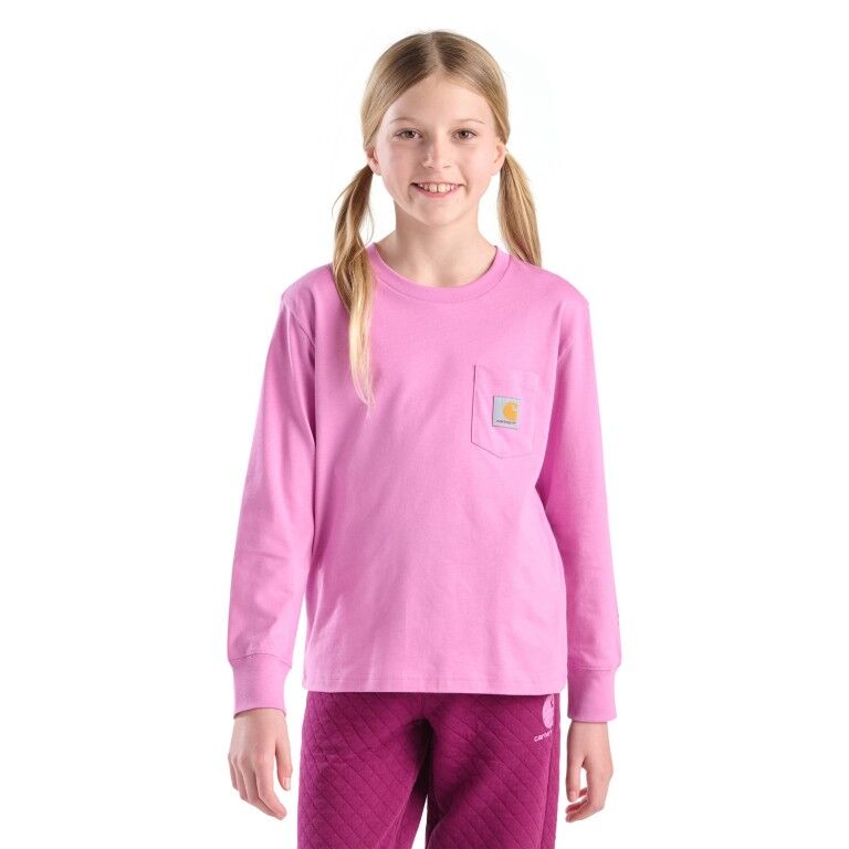 Carhartt Girl's Long Sleeve Core Logo T-Shirt