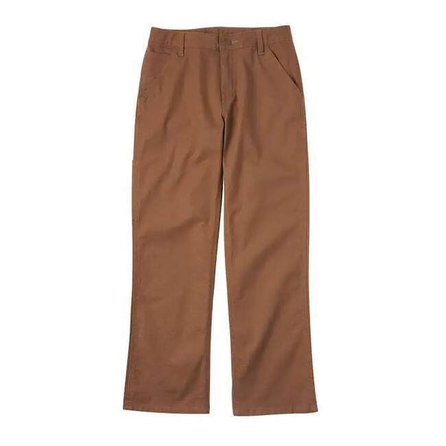 Carhartt Boy's Rugged Flex Loose Fit Canvas Utility Bootcut Work Pant