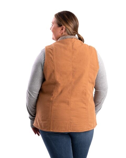 Berne Women's Sherpa Lined Softstone Duck Vest