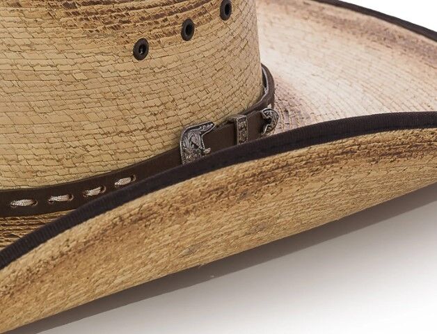 Master Hatters of Texas Men's Lamarie Straw Hat in Burnt Palm