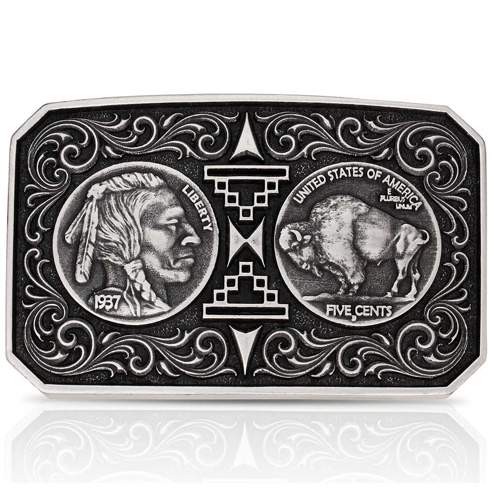 Montana Silversmiths Men's Westward Way Buckle