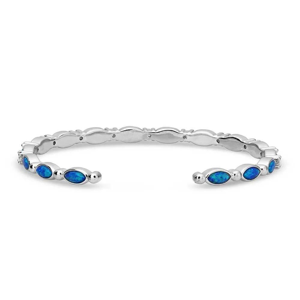 Montana Silversmiths Moonlit Night Crystal Opal Cuff Bracelet