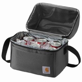 Carhartt 12 Can Two Compartment Lunch Cooler in Gravel