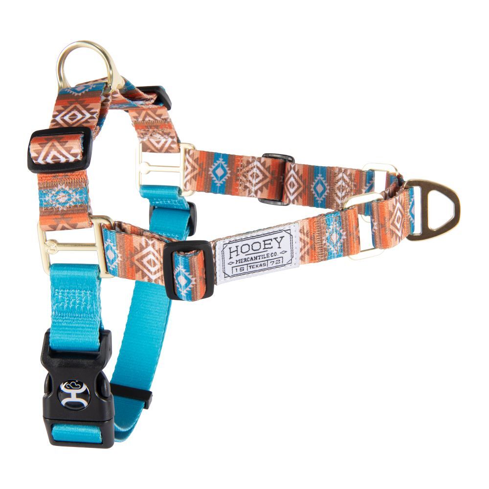 Hooey Small Aztec Dirty Turquoise Nomad Walking Harness