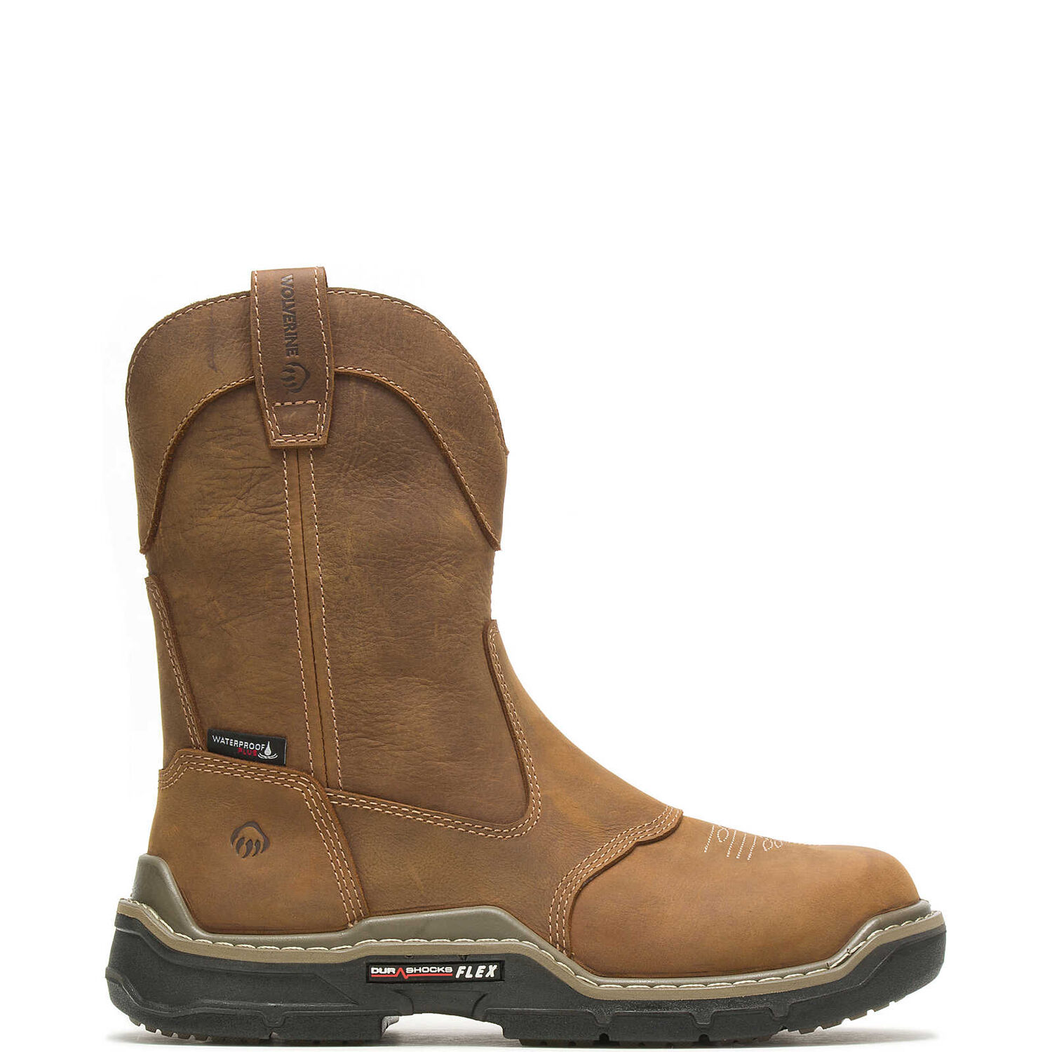 Wolverine Men's Raider DuraShocks Western Work Wellington Boot