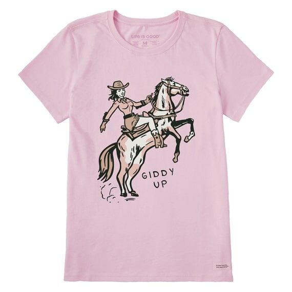 Life Is Good Women's Giddy Up Crusher T-Shirt