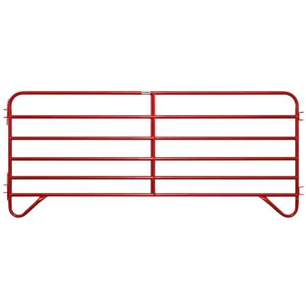 Behlen Country Red Pioneer Corral Round Corner Panel, 12-Ft x 60-In