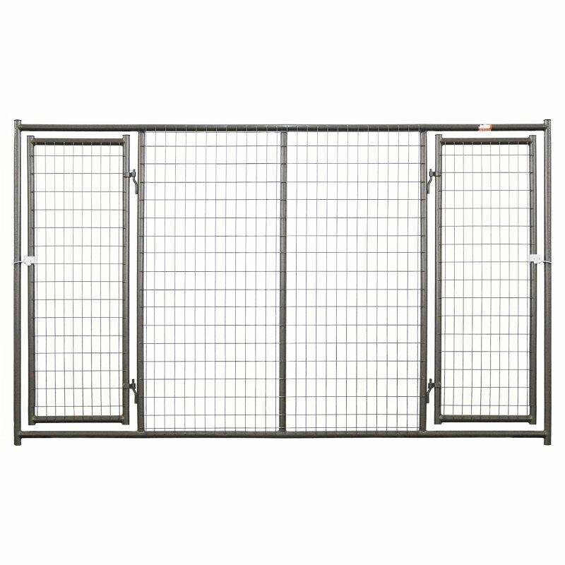 Behlen Country Gray Ruff Guard Kennel 2-Door Panel, 10-Ft x 6-Ft