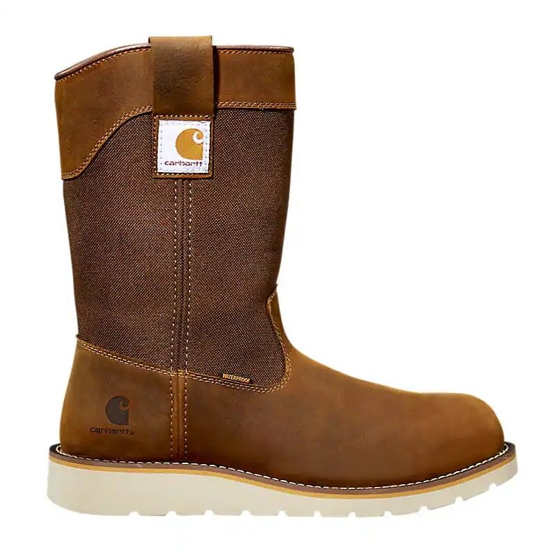 Carhartt Men's Waterproof 10-In Soft Toe Wellington Wedge Boot