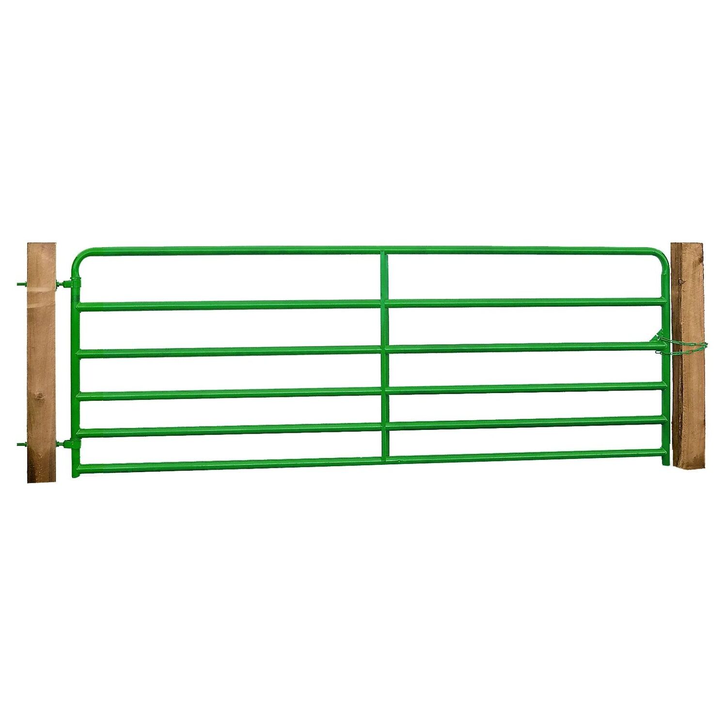 Hutchison Inc. CG650 Green 6 Rail Livestock Gate, 16-Ft x 50-In