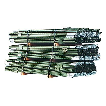 Hutchison Inc. Green with White Top T-Post, 7-Ft