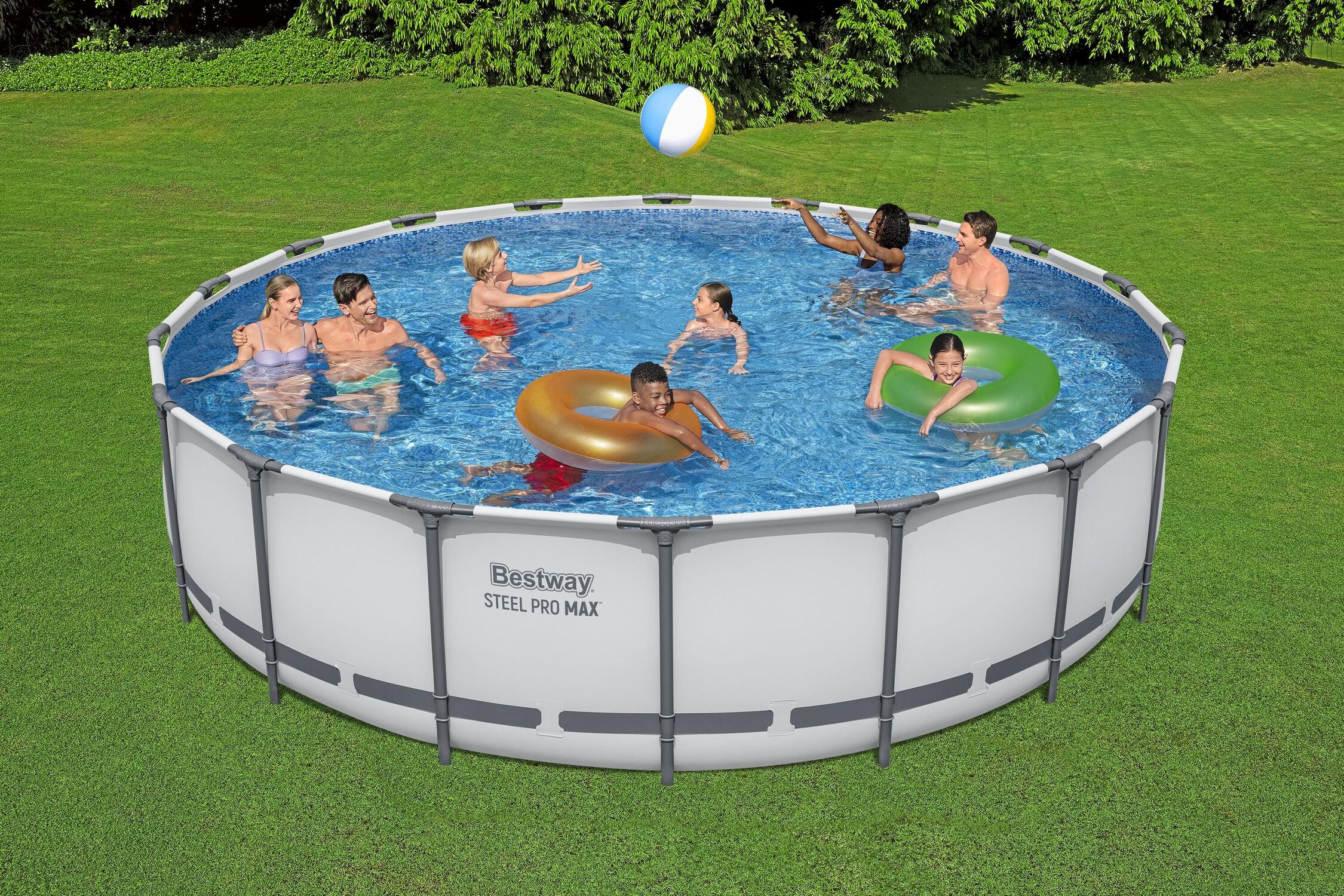 Bestway Steel Pro MAX Above Ground Pool Set, 18-Ft x 48-In 