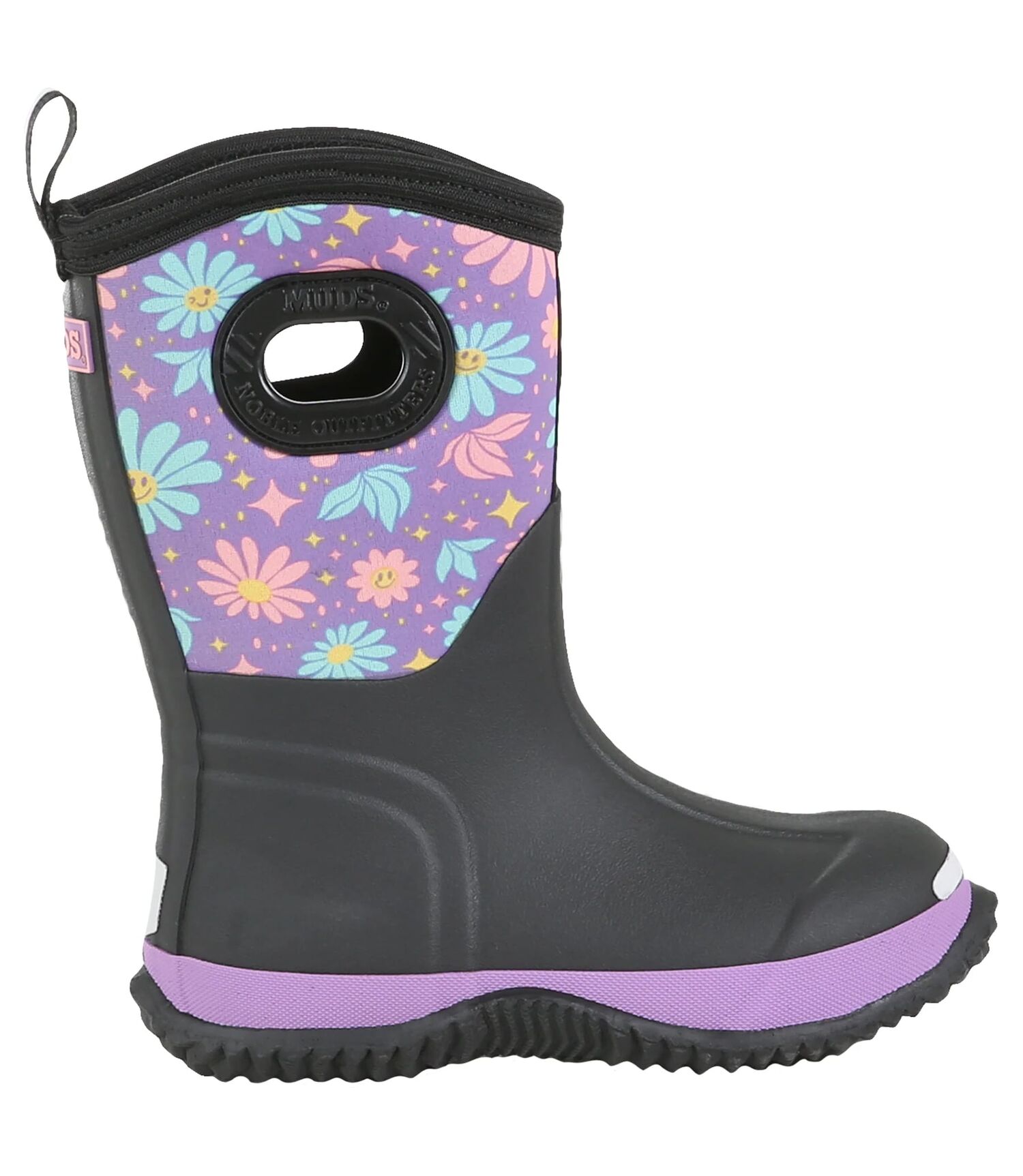 Noble Outfitters Kids' MUDS Daisy High Boots in Lavender/Black