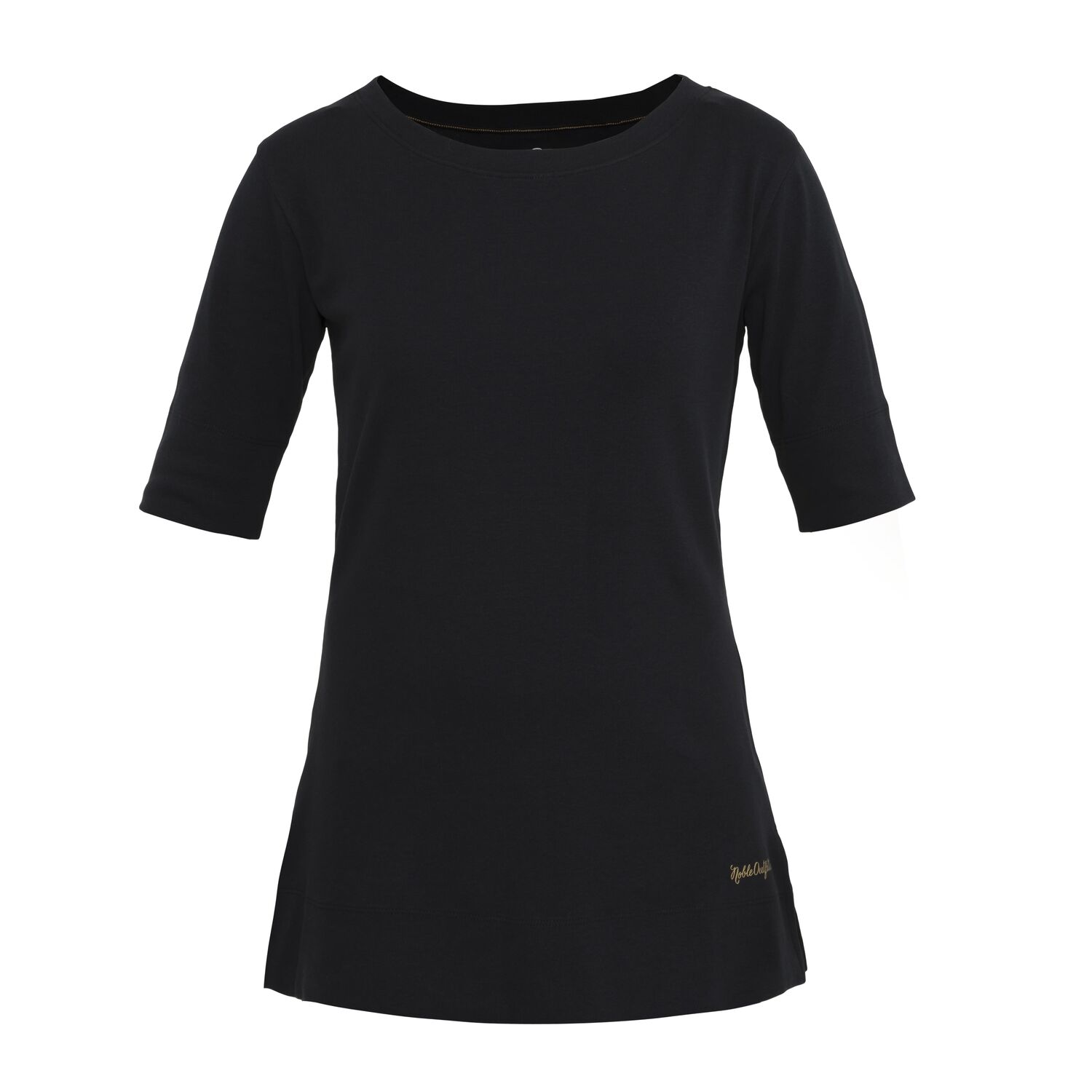 Noble Outfitters Women's Tug-Free Elbow Length Sleeve Top