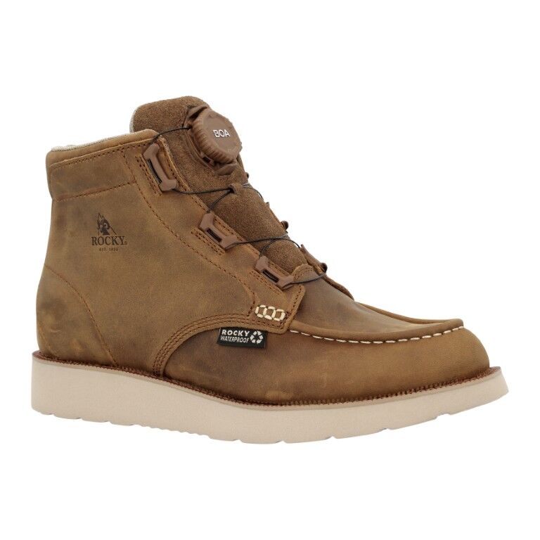 Rocky Men's MonoCrepe Wedge 6-In Composite Toe Work Boot