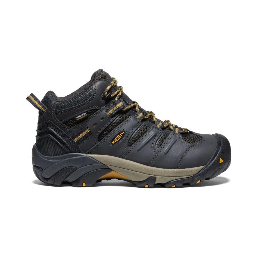 Keen Men's Lansing Mid Steel Toe Waterproof Boot
