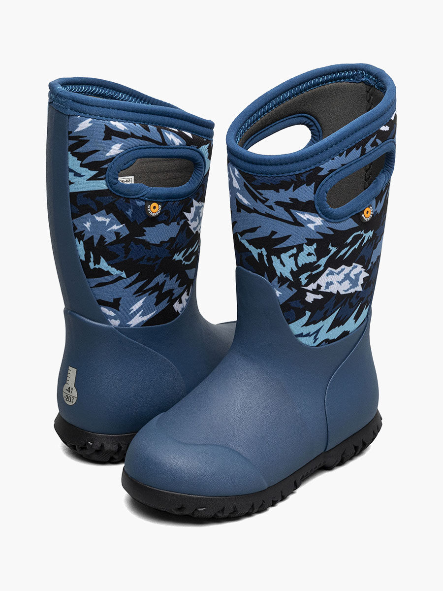 Bogs Kids' York Winter Mountain 3 Season Boots in Dark Blue