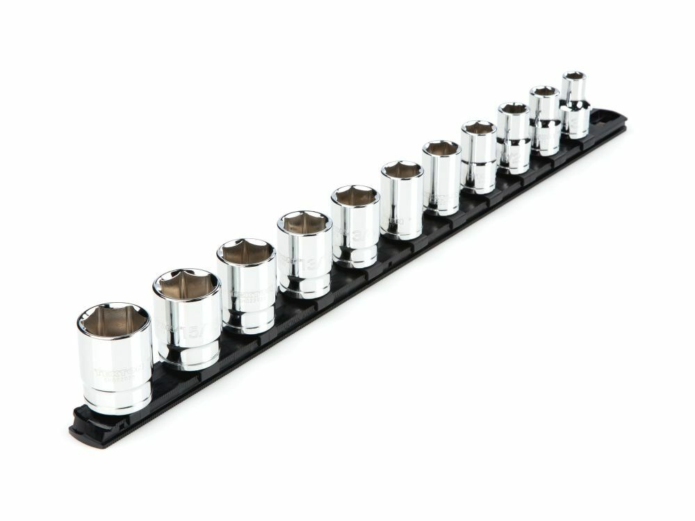 Tekton 1/2 Inch 6-Point Socket Set, 11 Piece