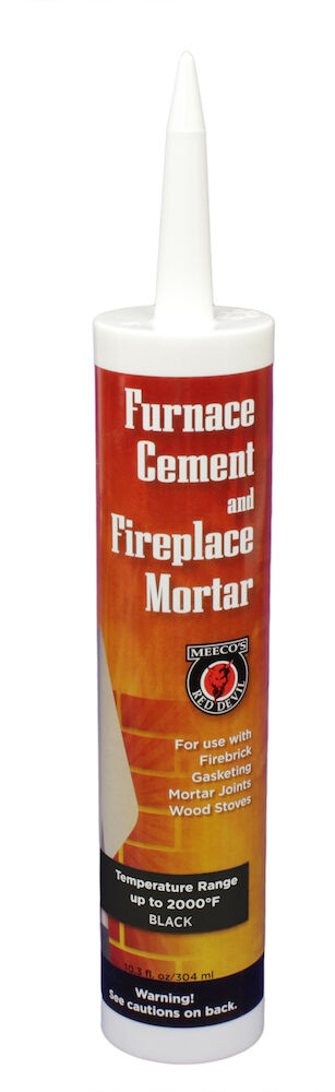 Meeco Furnace Cement, Black - 10.3 oz