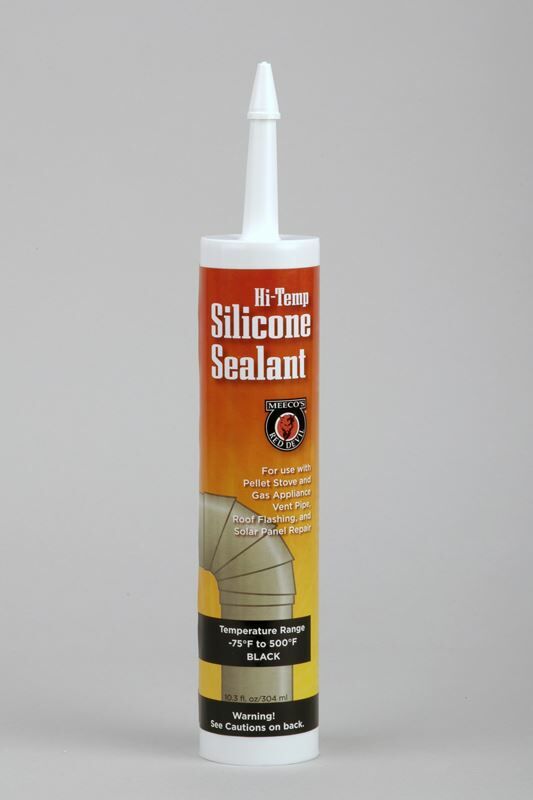 Meeco High Temperture Silicone Sealant, Red - 10.3 oz
