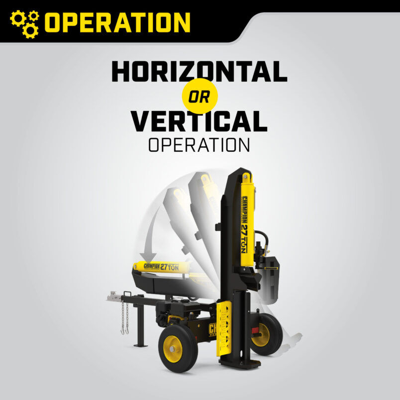 Champion Power Equipment Towable 27-Ton Log Splitter